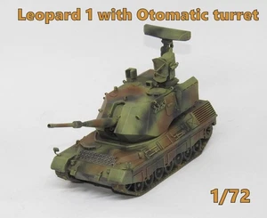 PRO BUILT 1/72 Leopard 1 with Otomatic turret SPAAG - ready model-NEW!!! - Picture 1 of 6