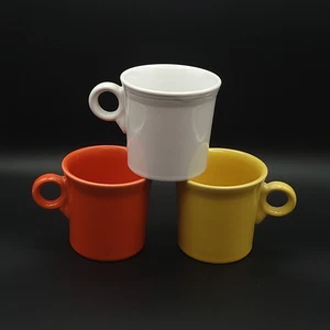 Fiestaware Persimone Sonnenblume Kaffeetassen - O-Ring Griff, kostenloser Versand - Bild 1 von 14