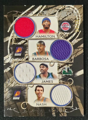 Hamilton/Barbosa/Nash/James/Gordon 2006-07 Topps caja de lujo reliquias siete LB7R-9 Foto 1 de 2