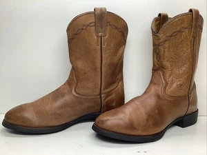 HERREN ARIAT ATS WESTERN ROPER BRAUN STIEFEL GRÖSSE 10,5 EE - Bild 1 von 9