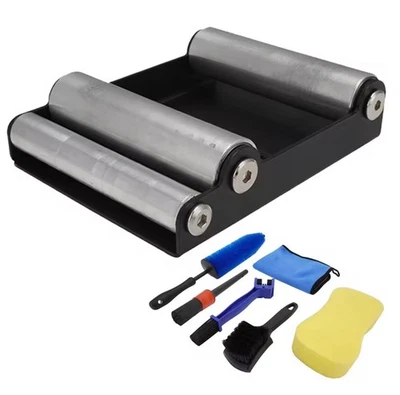 Rullo Manutenzione Moto + Kit Pulizia Catena e Ruote – Accessori Universali - Image 1 of 4