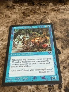 UNSTABLE SHAPESHIFTER Magic the Gathering MTG Tempest MP - Imagen 1 de 2