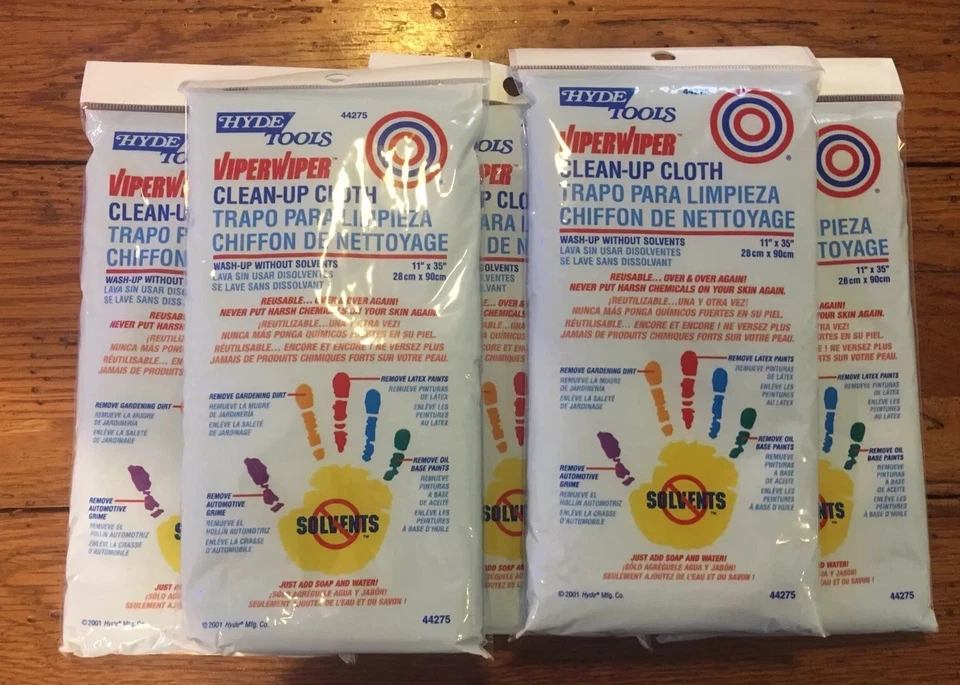 Hyde Tools ViperWiper paño de limpieza sin necesidad de disolventes lote de 5 pinturas para coches (5) Foto 1 de 3
