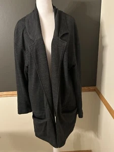 Lululemon Clutch Coat Black Womens Size 10 *No Belt* - Picture 1 of 9