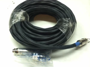 C2G Rapid Run 50ft Plenum 5 Coax Runner 40759 NEW BLACK - Picture 1 of 2