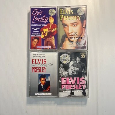 4 x Elvis Presley Cassette Tapes Rare Vintage - Image 1 of 4