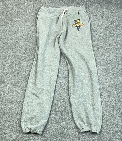 Retro Brand Florida Panthers Gray Drawstring Jogger Pants Adult 2XL USA Made Cover