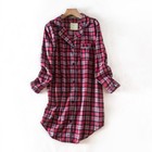  Nightgown Women's Flannel Boyfriend Nightshirt 