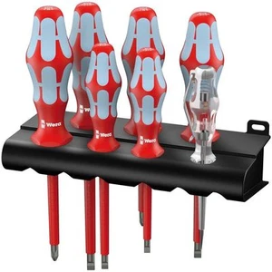 Wera 022728 Kraftform Plus 7 Piece Stainless VDE Screwdriver Set Philips & Slott - Picture 1 of 3