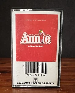 Annie Broadway Original Cast Recording VTG Musical Cassette Tape Columbia 1977 - Picture 1 of 9