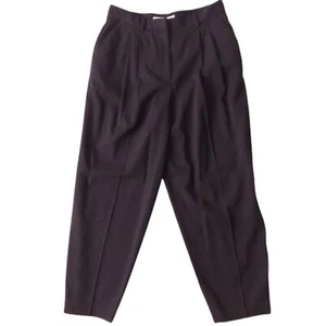 Christian Dior Paris schwarze Damenhose Wollmischung Größe 10 - Bild 1 von 11
