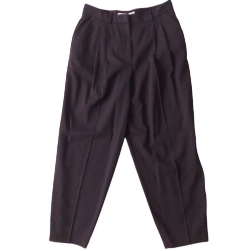 Christian Dior Paris pantalone nero misto lana donna taglia 10