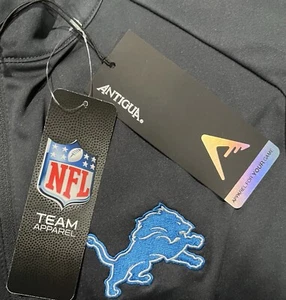 NWT - Detroit Lions 1/4 Pullover - Men's Medium - Official NFL - Picture 1 of 9