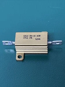 RESISTENCIA DALE RH10-17K OHM 3%, FIJA, CUERDA DE ALAMBRE - Imagen 1 de 2
