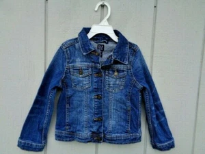 GAP Denim Size XS Girls Boys Destroyed Jacket Jeans Cardigan 4-5 years TP - Picture 1 of 8