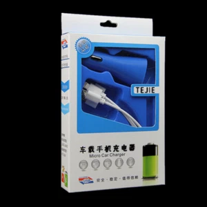 Input voltage: 12V~24V Dragged three Dual USB White With Line Car Charger - Picture 1 of 5