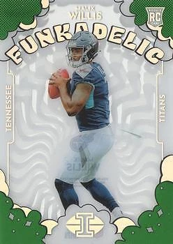 2022 Panini Illusions #F-18 Malik Willis Funkadelic Emerald Acetate,RC - Image 1 of 2