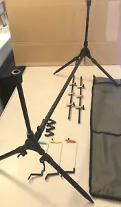 Rod Pod Set Carp Fishing Hangers Bite Indicators Rod Rests Grips Buzz Bars - Picture 1 of 8