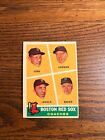 1960 TOPPS BASEBALL CARD #456 RED SOX COACHES EXMT!!!!!!!!!