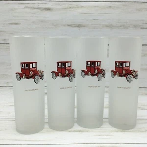 Juego de bar de vidrio limitado Overland Automobile vintage esmerilado 1909 - Imagen 1 de 5