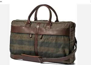 Moore & Giles Duffle Tinsley Waxwear Trifold Weekend Bag - Picture 1 of 15