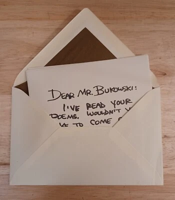 Charles Bukowski, "Dear Mr. Bukowski." Rare 1979 Limited Ed. Maro Verlag. Sharp. - Image 1 of 4