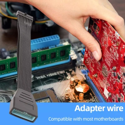 USB 3.0 19/20 Pins Internal Extension Header Adapter Cable For PC Motherboard - Image 1 of 4