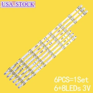 NEW LED Strips For Hisense 50H78G 50R6090G5 50R6080G 50R6E3 SVH500AD8 50AE7000F - Picture 1 of 10