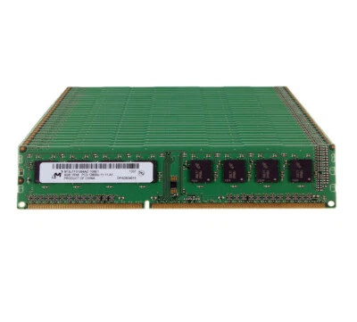10PCS Micron 4GB 1Rx8 PC3-12800U DDR3 1600Mhz 240PIN DIMM RAM Desktop`Memory`RAM - Image 1 of 4
