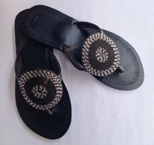 African beaded sandals/slippers - Picture 1 of 1