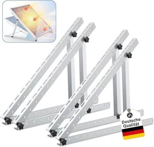 4x PV Halterung 118cm Solarpanel Solarmodul Aufständerung Photovoltaik Flachdach - Bild 1 von 11