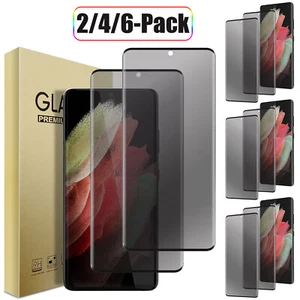 Privacy Screen Protector Tempered Glass For Samsung Galaxy S21 Ultra 5G S21+ S21 - Picture 1 of 17