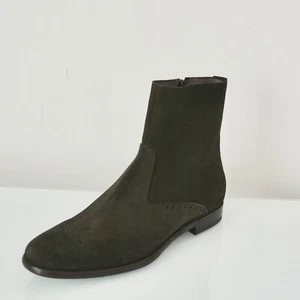 NIB YVES SAINT LAURENT YSL SUEDE BOOTS SHOES SZ US 10 EU 43 MADE IN ITALY - Picture 1 of 12