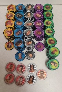 2011 WWE Topps Power Chipz Lot Of 260