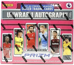 2021-22 PANINI PRIZM PREMIER LEAGUE EPL SOCCER HOBBY BOX FACTORY SEALED NEW - Picture 1 of 2