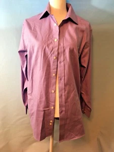 MICHAEL KORS PURPLE LONG SLEEVE MENS Size 15 1/2 32/33 NEW - Picture 1 of 5