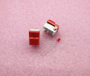 2 piezas. Interruptor de llave rojo con led SPDT Digitast SER ITT Sombra - Imagen 1 de 3