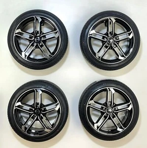 Cupra Born 19 Zoll Borbet ATX-8519 Schwarz Glanz Front poliert 225/45R19 Nexen - Bild 1 von 8