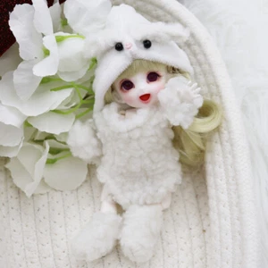 1/8 BJD SD bambola snodata a sfera ragazza viso trucco parrucche vestiti set completo regalo - Foto 1 di 10