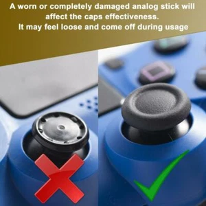 4 pièces Silicone analogique pouce couverture pour PlayStation 4 Xbox 360 One - Photo 1/23