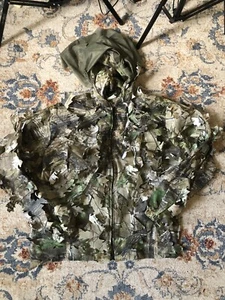 Remington Hunting Camo 3-D Leafy Bug Tamer Hooded Zip Jacket MENS 2X/3X - Picture 1 of 9