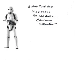 Chris Bunn In Person signed Star Wars 10" x 8" photo + iconic quote - SALE!! - Picture 1 of 1
