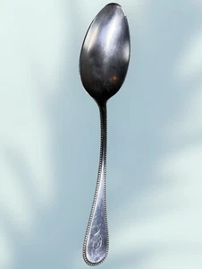 Antique German 800 Silver LARGE SERVING SPOON 57 Grams 8.25” - Picture 1 of 7