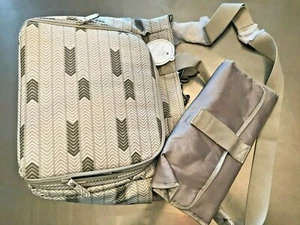 pottery barn kids Hyde convertible diaper bag backpack gray Large Insulated baby - Picture 1 of 5