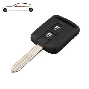 Remote Car Key Shell Case Fob Keyless 2 Buttons For Qashqai Nissan Micra Navara - Picture 1 of 4