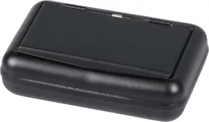 Tabakdose schwarz matt,Papierhalt.10x7cm NEU/OVP - Bild 1 von 2