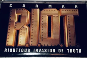 Carman R.I.O.T. Righteous Invasion Of Truth Gospel Cassette 1C03 - Picture 1 of 6