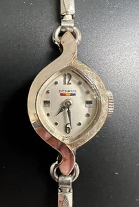 Vintage Benrus Women’s Watch 20 Microns Gold Wind Wristwatch Swiss - Works!!! - Picture 1 of 9