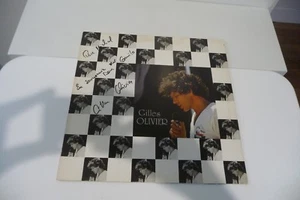 GILLES OLIVIER RARE LP S/T ON NE PEUT PAS VIVRE SANS AMOUR. DEDICACE AUTOGRAPHE - Picture 1 of 4