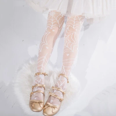Dame, Mädchen Durchsichtig Lange Socken Strümpfe Überknie Lolita Gothic Punk - Bild 1 von 4